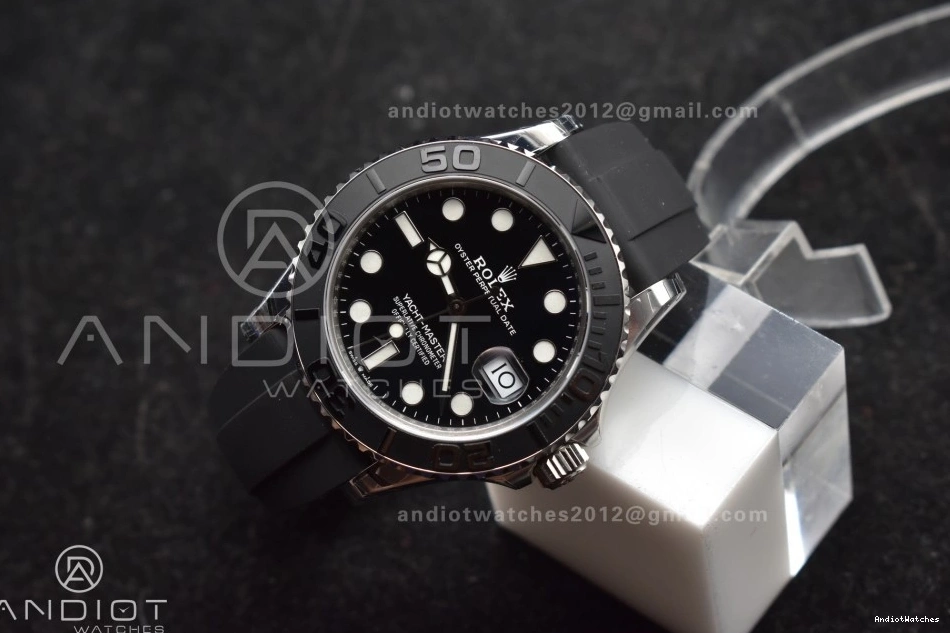 WaterResistant VSF 3D Bezel 42mm 226659 Oyster Black Ceramic 1213 flex Weight) on Edition 1:1 V3 Best Strap VS3235 Yacht-Master (Gain 0812